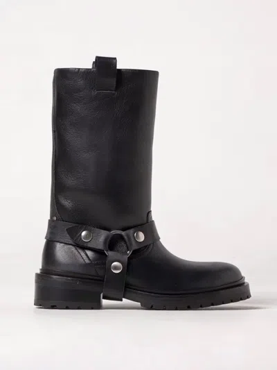 Golden Goose Flat Ankle Boots  Woman Color Black