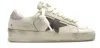 Golden Goose Vintage-inspired Distressed Sneakers With Prominent Star Detail