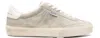 Golden Goose Low-top Beige Suede Sneakers With Contrasting Rubber Sole In Neutral