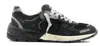 Golden Goose Black Leather And Mesh Running Dad Sneakers In Multi