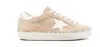 Golden Goose Hi Star Suede Sneakers In Desert/cream
