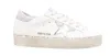 Golden Goose Leather Star Patch Low Top Sneakers In White
