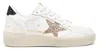Golden Goose Ball Star 2 Sneakers With Gold Glitter Star And Black Glitter Heel Tab In Multi