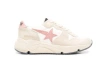 Golden Goose Running Sole Panelled Sneakers In Seedpearl/ice/rose