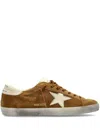 Golden Goose Super-star Sneakers In Tabacco/talco/cream