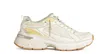 Golden Goose Lightstar White Low Top Sneakers With Logo Patch On The Tongue And Logo Lettering On The Heel In Lea In White