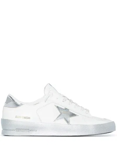 Golden Goose Flat Shoes In White