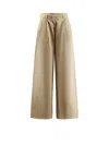 Golden Goose Deluxe Brand Women Flavia Cotton Blend Trousers In Brown