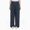 Golden Goose Blue Wide Jeans In Denim