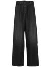 Golden Goose Journey Wide Leg Jeans In Black