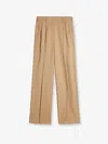Golden Goose Deluxe Brand Women Flavia Virgin Wool Trousers In Gold