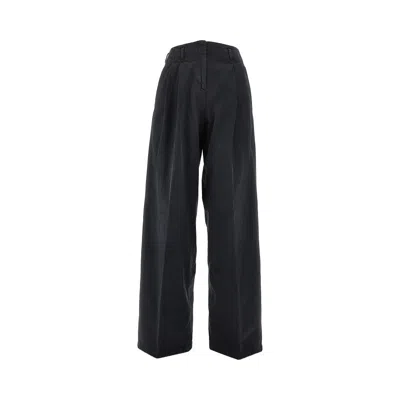 Golden Goose 'flavia' Wide Leg Pants In Black