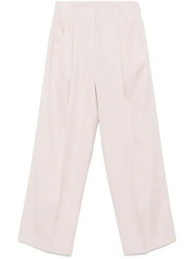 GOLDEN GOOSE GOLDEN GOOSE FLAVIA WOOL TAILORED TROUSERS CLOTHING