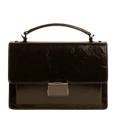 Golden Goose Flip Shoulder Bag In Black