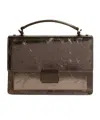 Golden Goose Metallic Venezia Crossbody Bag In Brown