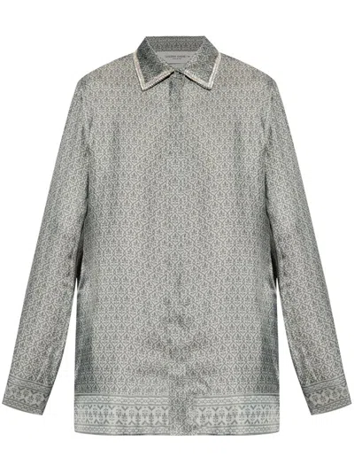 GOLDEN GOOSE FLORAL-PRINT SHIRT