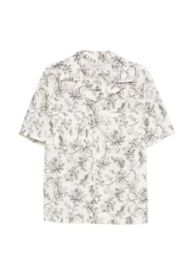 Golden Goose Deluxe Brand Floral Printed Shirt In Neutral