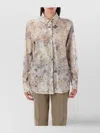 Golden Goose Floral Sequin Embellished Shirt In Multi
