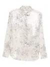 Golden Goose Floral Shirt  In Neutral