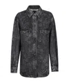 Golden Goose Denim Shirt In Black