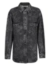 Golden Goose Denim Shirt In Black