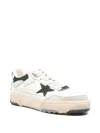 Golden Goose Forty2 Leather Sneakers With Black Star And Heel Tab In Multi