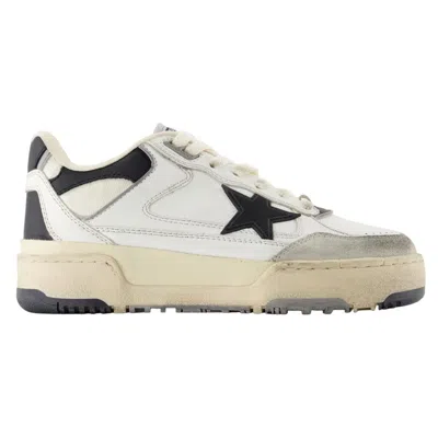 GOLDEN GOOSE FORTY2 SNEAKERS - GOLDEN GOOSE DELUXE BRAND - LEATHER - WHITE
