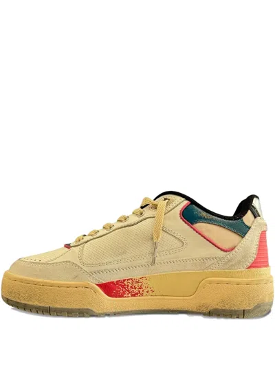 Golden Goose Forty2 Star-patch Leather Sneakers In Multi