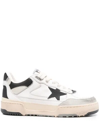 Golden Goose Forty2 Star-patch Sneakers In White