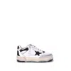Golden Goose Forty2 Leather Sneakers With Black Star And Heel Tab