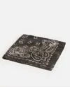 Golden Goose Paisley Print Silk Scarf In Gray