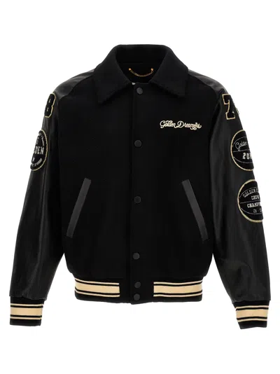 GOLDEN GOOSE FOXY PUFFER JACKETS WHITE/BLACK