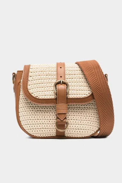 Golden Goose Francis Raffia Bag In Natural
