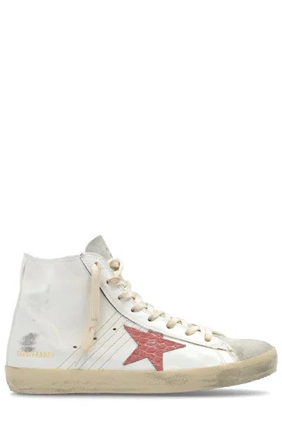 Golden Goose Francy Classic High-top Leather Sneakers In Neutrals