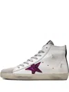 Golden Goose Francy High "for Dreamers Use Only" Sneakers In White