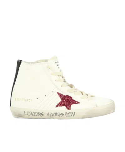 Golden Goose Francy High-top Sneakers In White