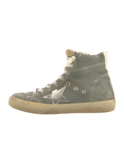 Pre-owned Golden Goose Francy Sneakers In Green