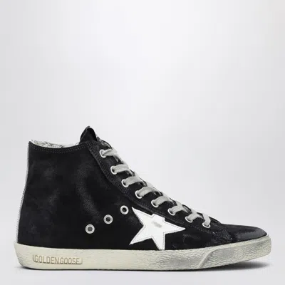 Golden Goose Francy Sneakers In Midnight Blue And White