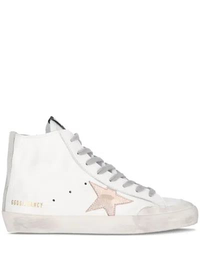 Golden Goose Francy Sneakers In Whitelightbrown