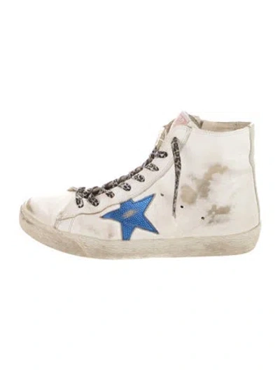 Pre-owned Golden Goose Francy Sneakers In White