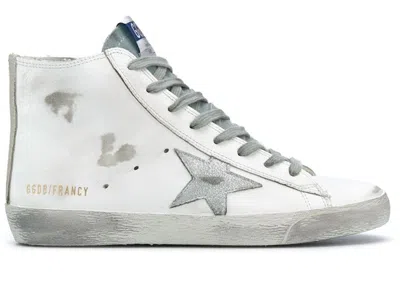 Pre-owned Golden Goose Francy Star (women's) Sneakers In White/silver