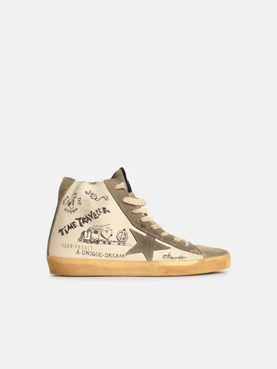 Golden Goose 'francy' White Leather Sneakers