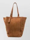 Golden Goose Fringed Leather And Suede Tote Bag