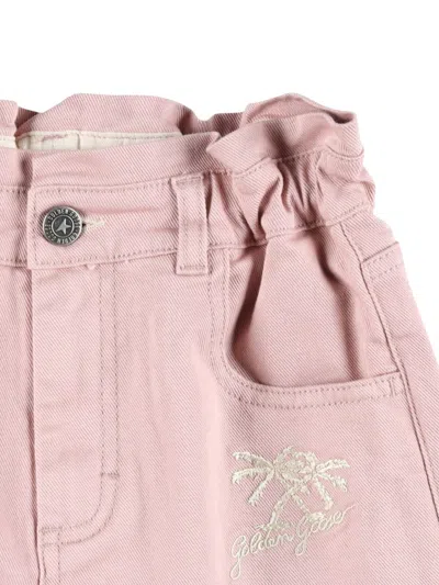 Golden Goose Gabardine Bermuda Shorts In Neutral