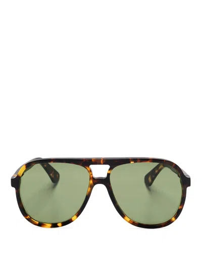 Golden Goose Sunglasses In Green