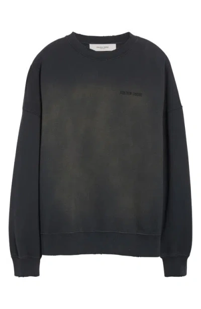 Golden Goose Gender Inclusive Journey Crewneck Sweatshirt In Gray