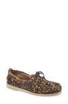 Golden Goose Genuine Calf Hair Boat Shoe In Multi