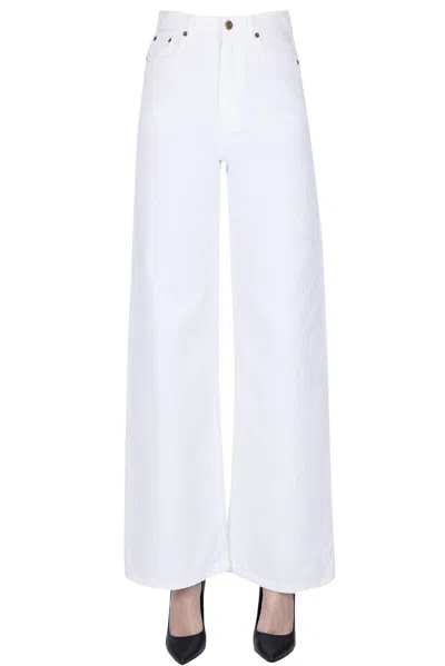 Golden Goose Gery Jeans In Ivory
