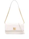Golden Goose Gioia Leather Shoulder Bag In White