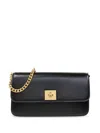 Golden Goose Gioia Bag In Black Palmellato Leather With Gold Details In Black